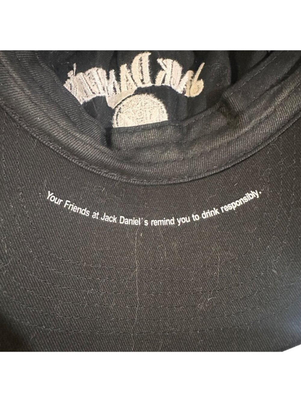 Jack Daniels Old No. 7 Black Adjustable Cotton Cap One Size Fits Most - Picture 8 of 8